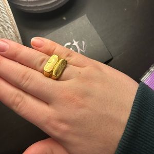 Double Rectangle Signet Ring size 7